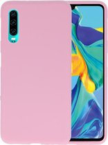 BackCover Hoesje Color Telefoonhoesje voor Huawei P30 - Roze