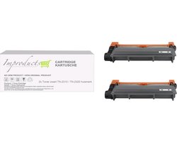 Improducts Improducts® Toner - Alternatief Brother TN2320 / TN-2310 zwart XL 2x zwart