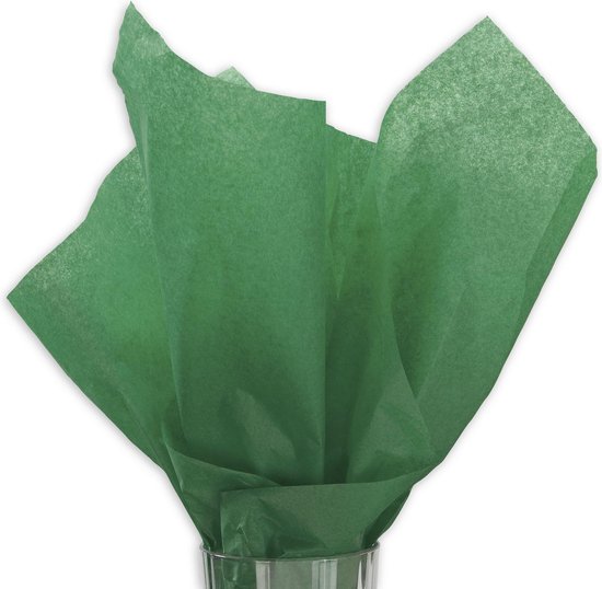 Zijdepapier Groen - 50x75cm - 17gr - 240 stuks -  Vloeipapier -  Jade Green