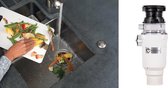 Foodsy Afvalvermaler - Eenvoudig en efficiënt je kookafval en etensresten in je gootsteen verwerken met de druk op 1 knop.
