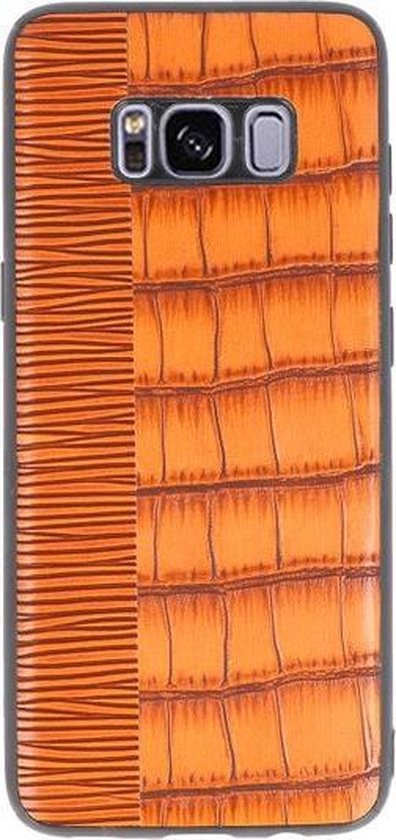 Coque Rigide Croco Brown pour Samsung Galaxy S8