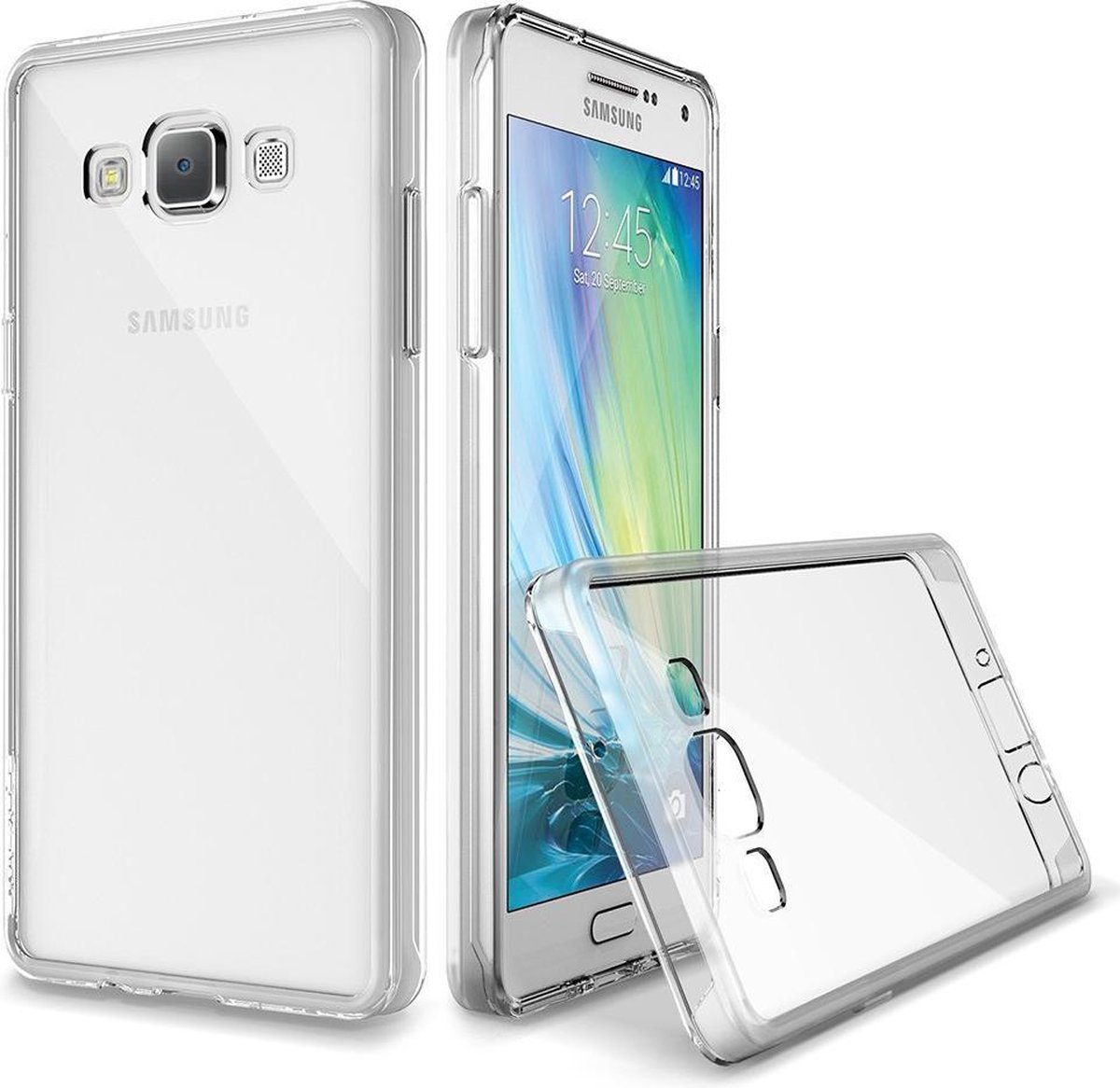 OuCase Galaxy A7 Ultra thin Siliconen Gel TPU Hoesje / Case/ Cover Transparant Naked Skin