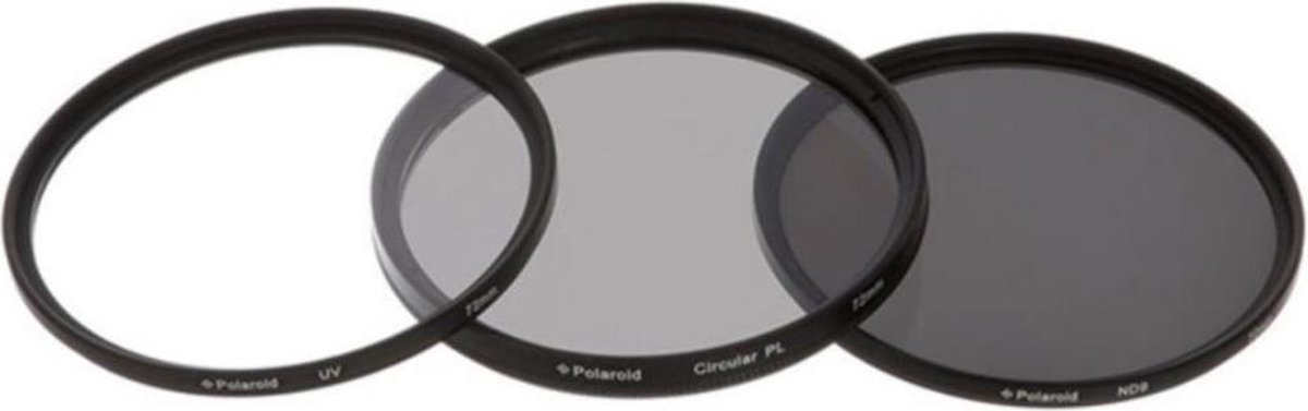 Polaroid Luxe Filter-kit - UV, polarisatie en grijsfilter - 52mm - Polaroid