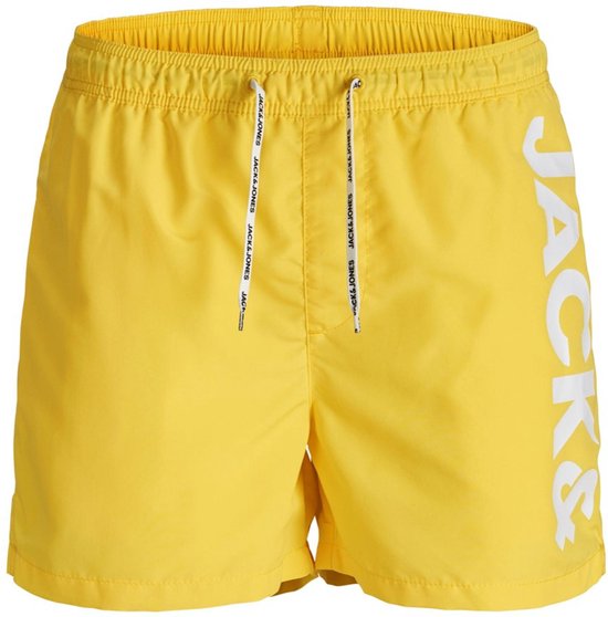 Jack & Jones Cali Zwemshort Heren Zwembroek - Maat XL - Mannen - geel/wit |  bol.com