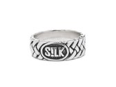 SILK Jewellery - Zilveren Ring - Crossline - 351.16 - Maat 16