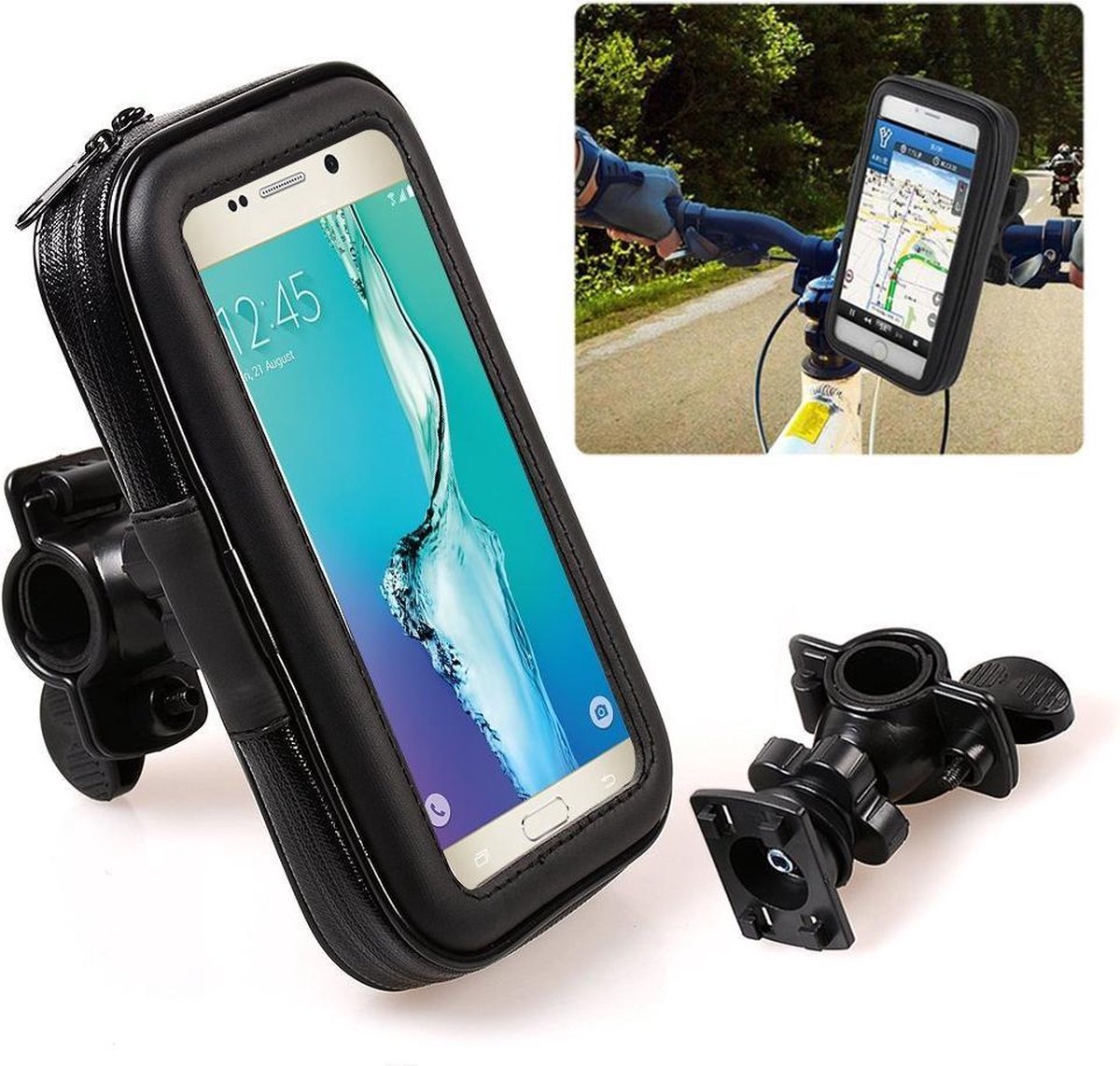 Verhogen Eeuwigdurend Nieuwsgierigheid Waterdichte Fietshouder Bike Mount geschikt o.a. voor Samsung Galaxy S3 /  S4 / S5 / S6... | bol.com