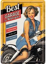 Metal Card - Best Garage -10x14-