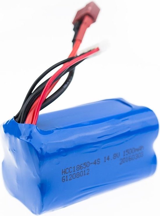 Accu 1500mAh 14.8V voor GT Model 8006 met T Plug RC QS8006 Quadcopter Drone Helicopter Car Truck Airplane Toy PARTS QS8006-014 - Matin