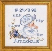 Permin borduurpakket Geboortetegel Amadeus 12 9704