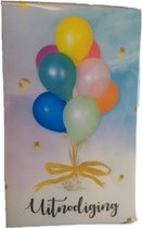Cartes d'invitation - Ballons - 6pcs.