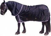 LuBa Paardendekens - Winterdeken / Regendeken 150gram 1680D COMBO afn - hals - FRIES PAARD - Extreme Turnout outdoor - Zwart - 205 cm