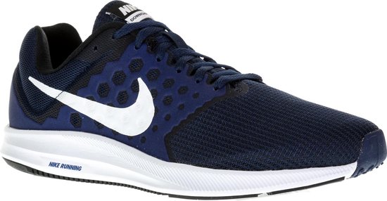 Nike Downshifter 2 Loopschoenen - Maat 42.5 - Mannen - blauw/wit | bol.com