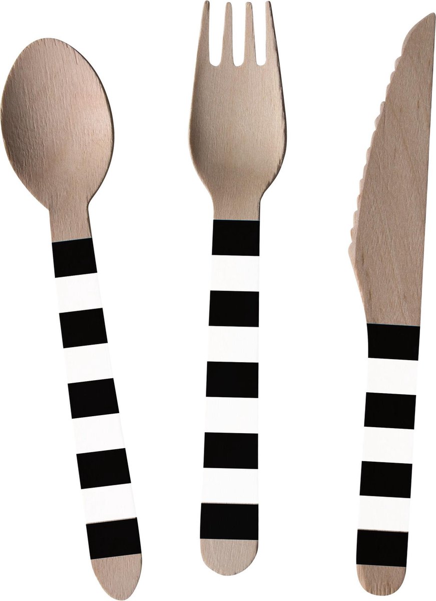 Goedkoopste Amscan Feestbestek Voetbal 16,5 Cm Hout Bruin/zwart 24 Stuks