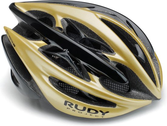 Rudy Project Sterling + Fietshelm, gold - black shiny Hoofdomtrek S-M |  54-58cm | bol.com