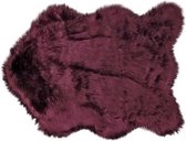 Floormat fake fur 60x90cm pomegranate