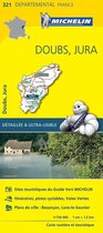 Doubs / Jura 11321 carte ' local ' ( France ) michelin kaart