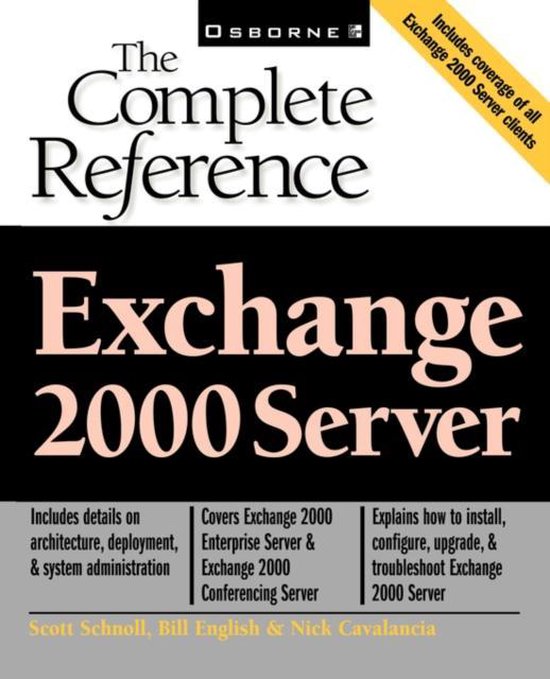 Exchange 2000 Server - cover
