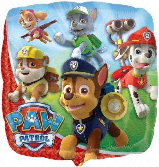 PAW Patrol - Mini Ballon - Folie - Multicolor - 23cm - 1 stuks