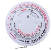 Omvangmeter  tot 150 cm met BMI index calculator |Body Mass Tape |Meetlint lichaam |Omtrekmeter| afvallen meten