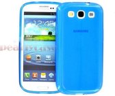 Samsung Galaxy S3 i9300 Silicone Case dark hoesje Blauw