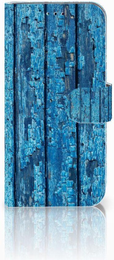terugtrekken Harnas kruising Smartphone Hoesje Samsung A40 Book Style Case Blauw Wood | Bestel nu!