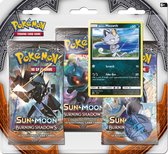 Pokémon Sun & Moon Burning Shadows 3-booster Blister