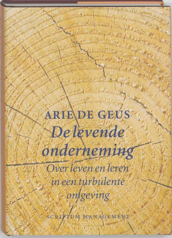 Cover van het boek 'De levende onderneming / druk 1' van A. de Geus
