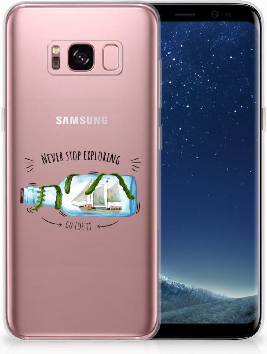 Samsung Galaxy S8 Telefoonhoesje met Naam Boho Bottle