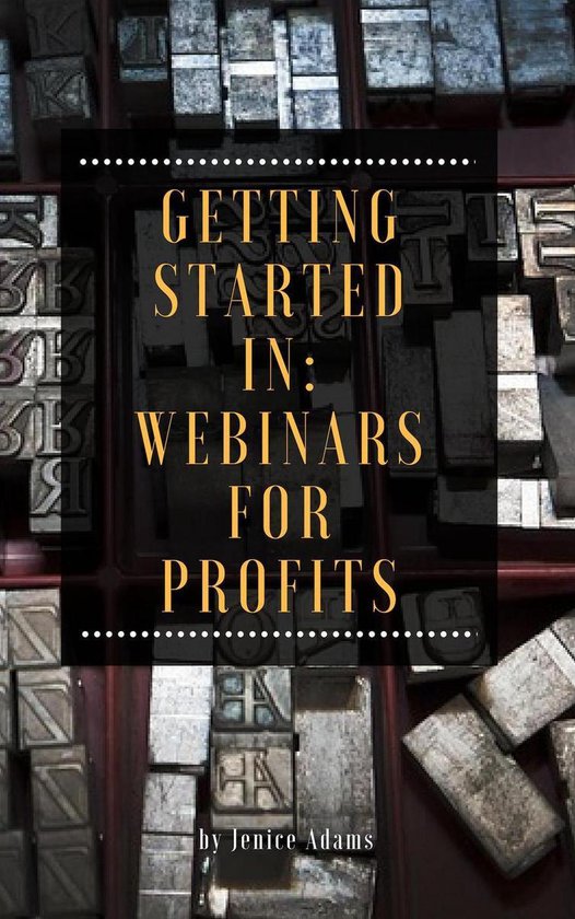 Getting Started in: Webinars for Profits - cover