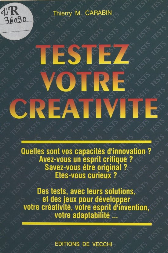 Testez votre créativité - cover