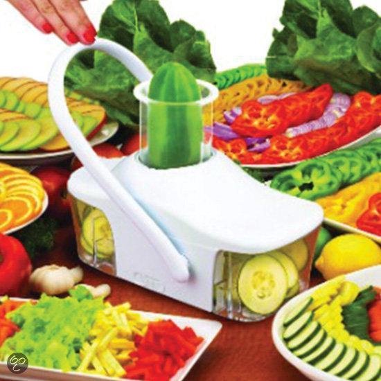 Aanvankelijk Afleiden zwaarlijvigheid Snij-o-matic Snijmachine Matic Vaatwasserbestendig - Ideaal voor fruit en  groenten | bol.com