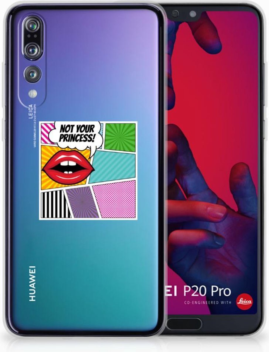 Huawei P20 Pro Silicone Back Cover Popart Princess