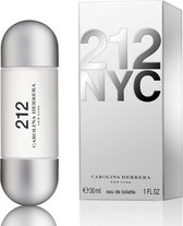 MULTI BUNDEL 4 stuks Carolina Herrera 212 Nyc Eau De Toilette Spray 30ml