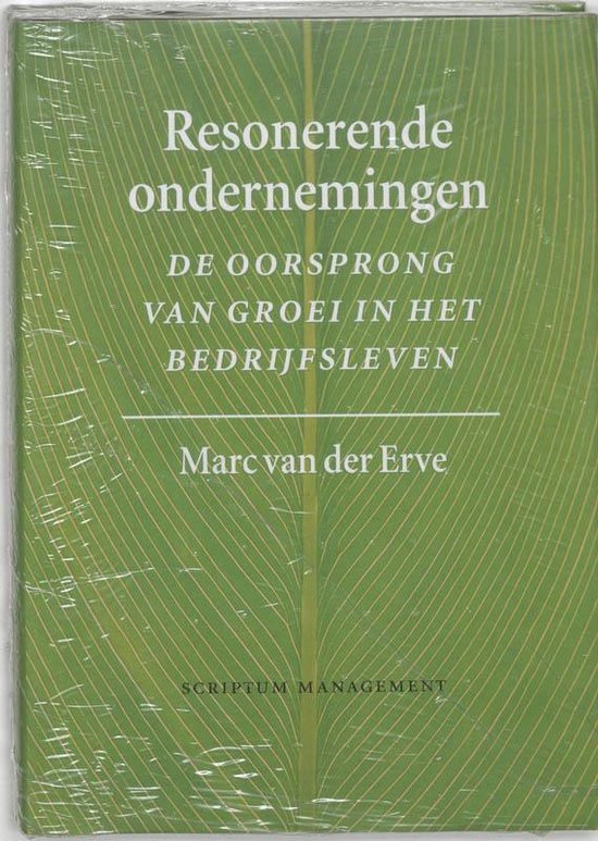 Cover van het boek 'Resonerende ondernemingen / druk 1' van M.L.B. van der Erve