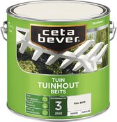 CetaBever Dekkend Tuinhout Beits - RAL 9010 - 2,5 liter