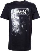 Fallout 4 - Brotherhood of Steel Mannen T-shirt - Zwart - S