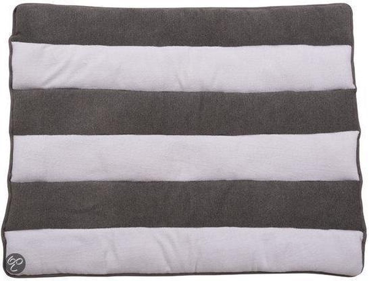 Jollein Stripe - Boxkleed - Grijs / Wit