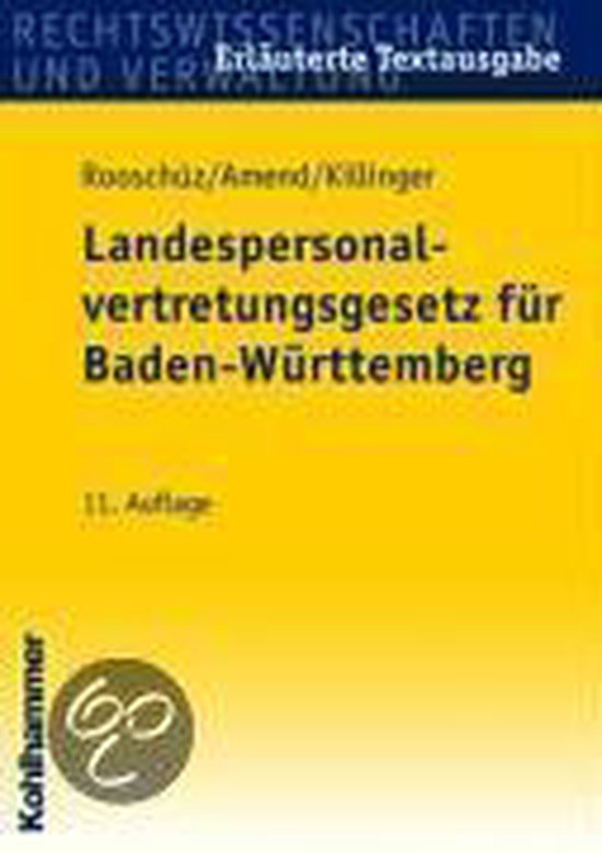 Landespersonalvertretungsgesetz für Baden-Württemberg |  ... - cover