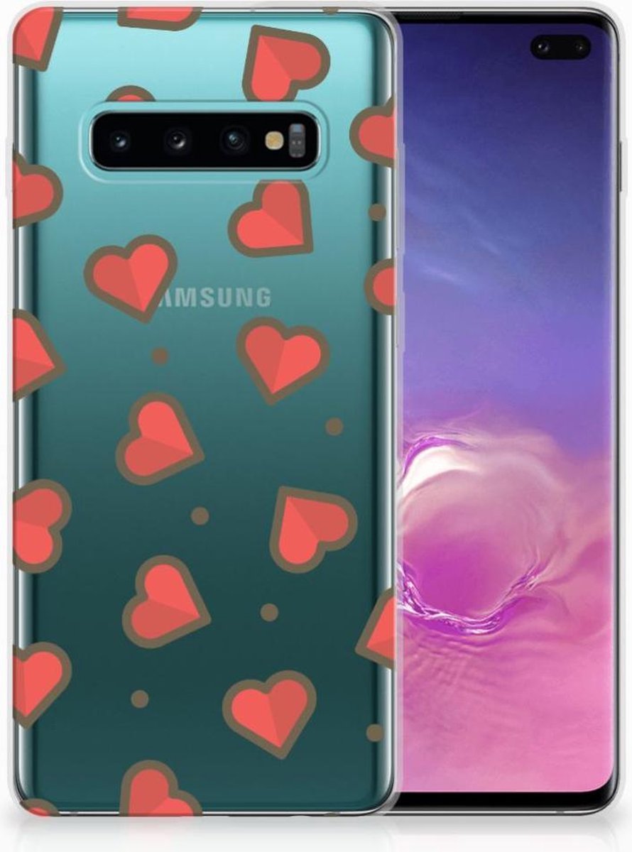 Samsung Galaxy S10 Plus TPU bumper Hearts