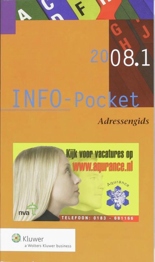 Cover van het boek 'INFO-Pocket Adressengids / 2008-001 + CD-rom / druk 1'
