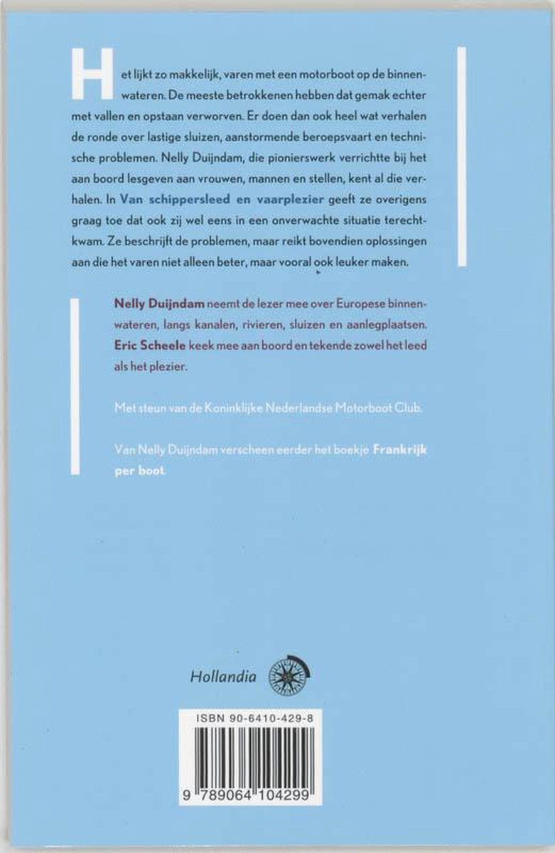 Van schippersleed en vaarplezier - back cover