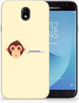 Geschikt voor Samsung Galaxy J7 2017 | J7 Pro TPU siliconen Hoesje Monkey
