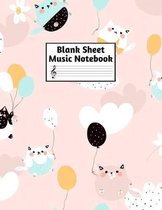 Blank Sheet Music Notebook