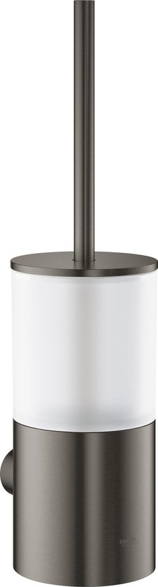 GROHE Atrio toiletborstel set - Met houder - Hard graphite geborsteld (mat  donkergrijs) | bol.com