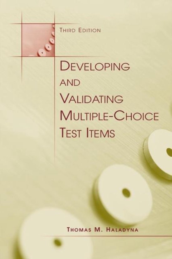 Developing and Validating Multiple-choice Test Items - cover