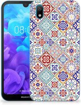 TPU Siliconen Hoesje Huawei Y5 (2019) Tiles Color