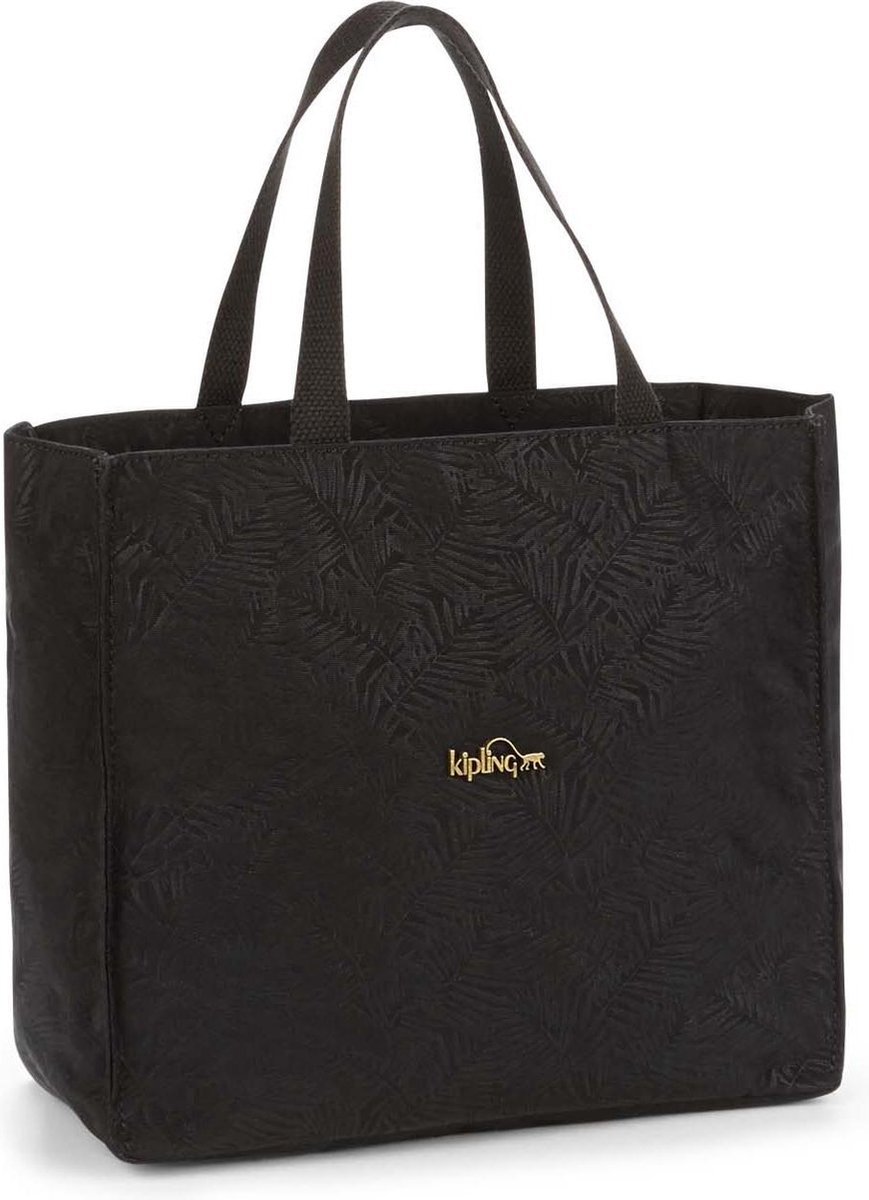Kipling Lunchbag KW Shopper Black Leaf