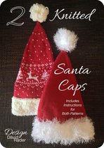2 Knitted Santa Caps