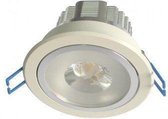 LED Spots 15 Watt  1 LEDs 900 Lumen Warm Wit | Ronde Alu / Witte Behuizing