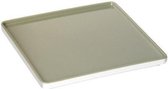Pantone Serveerschaal - L - Vierkant - 16 x 16 x 1,3 cm - Tea 16-0213 - Licht groen